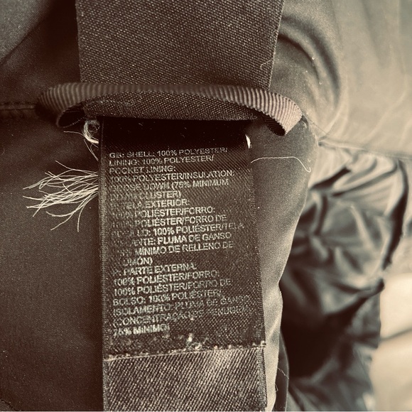 The North Face Women's Goose Down 550 Puffer Parka Coat Black Size S Hood *READ - Picture 8 of 14